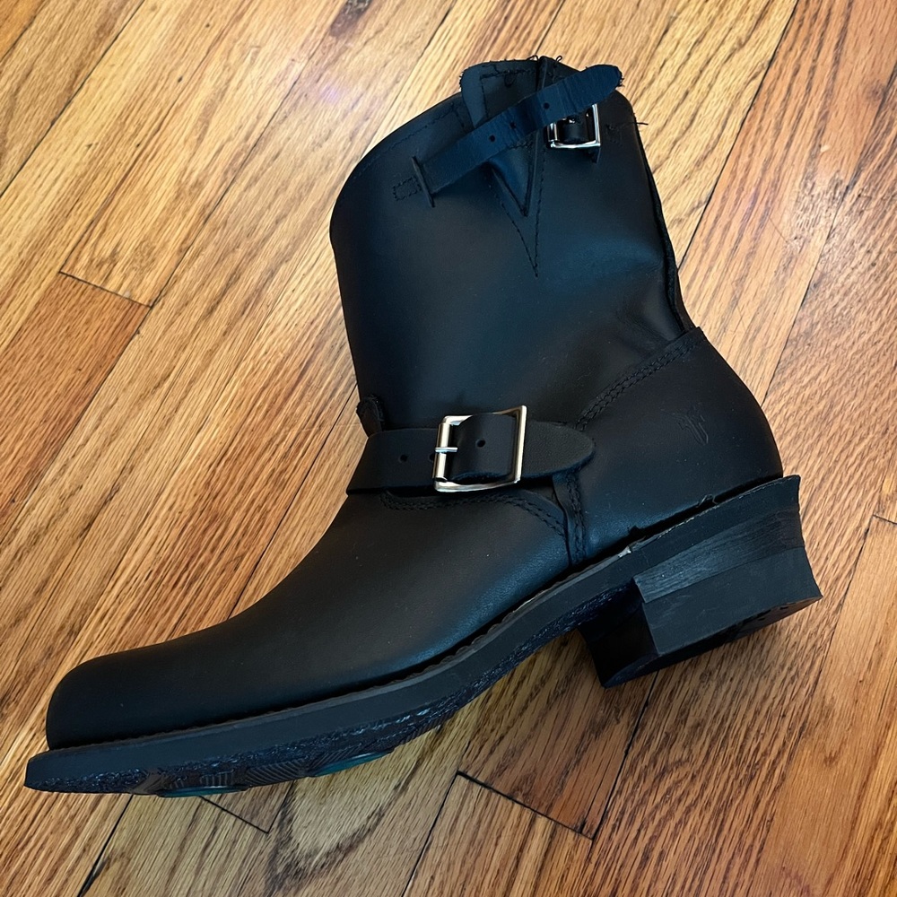Frye Black Engineer Leather Boots - Women’s Size 11
